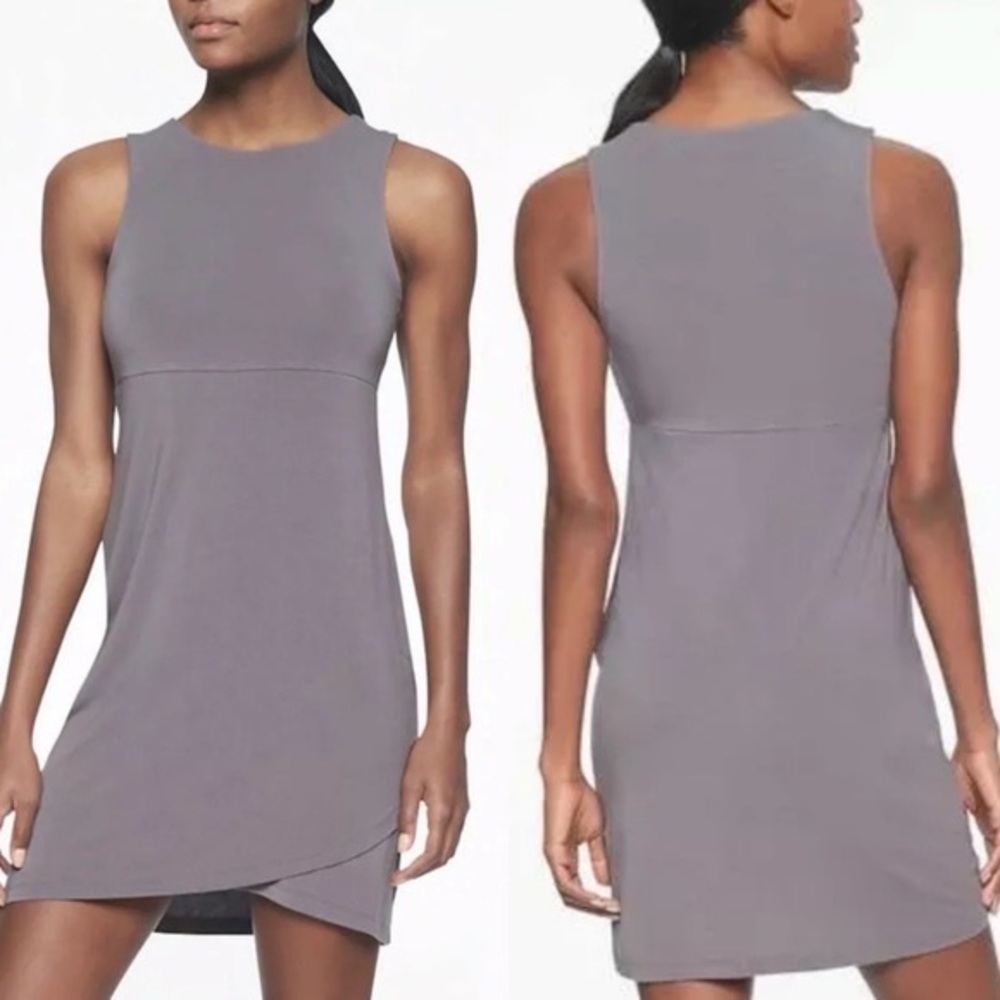 Athleta La Palma Dress In Gray